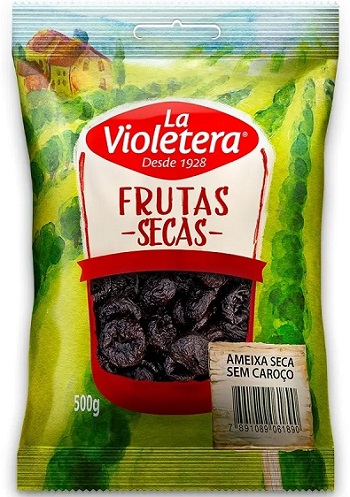 AMEIXA SECA SEM SEMEMENTE LA VIOLETERA 500G