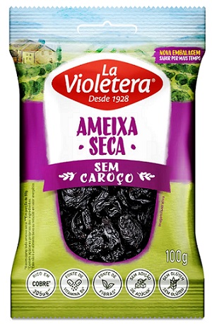 AMEIXA SECA SEM SEMEMENTE LA VIOLETERA 100G