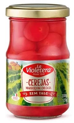 CEREJA CALDA LA VIOLETERA VIDRO 125G