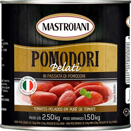 POMODORI PELATI MASTROIANI LT 2,5KG INT