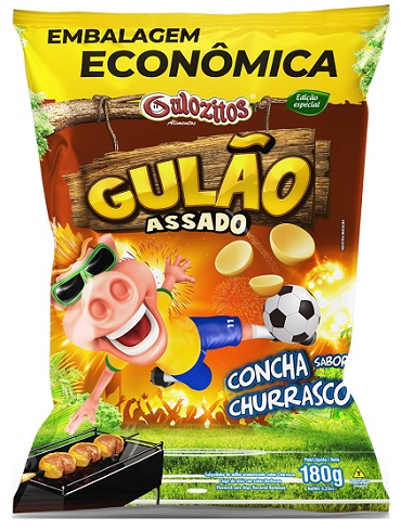 CHIPS GULAO 180G CHURRASCO CHIPS GULAO 180G CHURRASCO