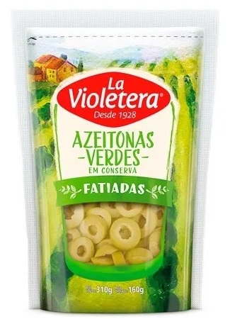 AZEITONA VERDE DOY PACK LA VIOLETERA FATIADA 160G