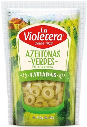 AZEITONA VERDE DOY PACK LA VIOLETERA FATIADAS 80G