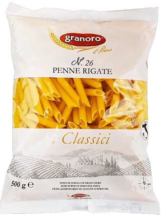 PASTA GRANO DURO GRANORO 500G PENNE