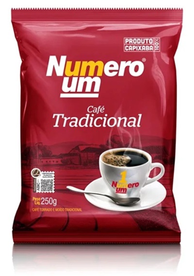 CAFÉ EM PÓ PACOTE 250G NÚMERO UM TRADICIONAL