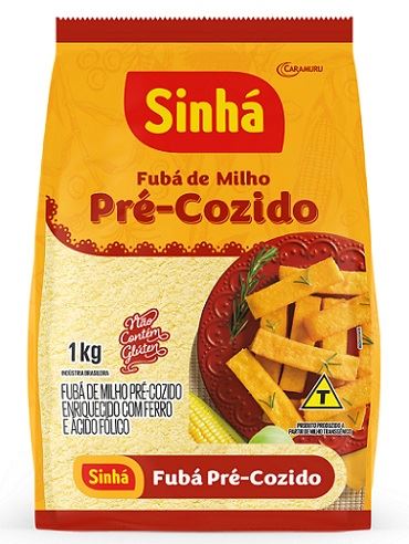 FUBA PRE-COZIDO FINO SINHA 1KG