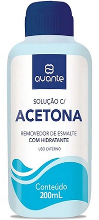 ACETONA AZUL AVANTE 200ML REMOVEDOR