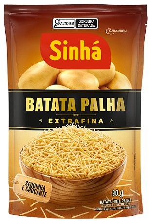 BATATA PALHA SINHA 90G EXTRA FINA TRADICIONAL