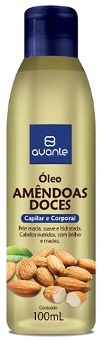 OLEO CAPILAR E CORPORAL AVANTE 100ML AMENDOAS DOCE