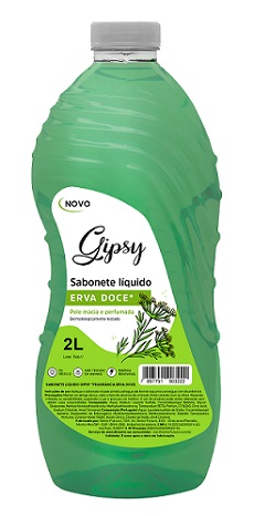 SABONETE GIPSY LIQUIDO 2L ERVA DOCE