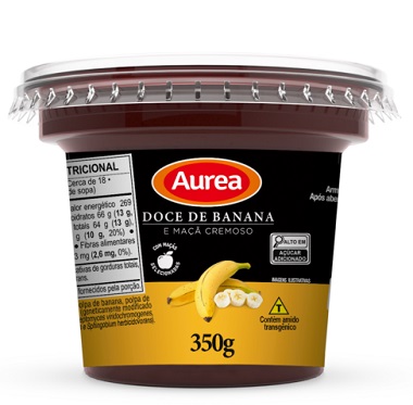 DOCE POTE AUREA 350G BANANA/MACA