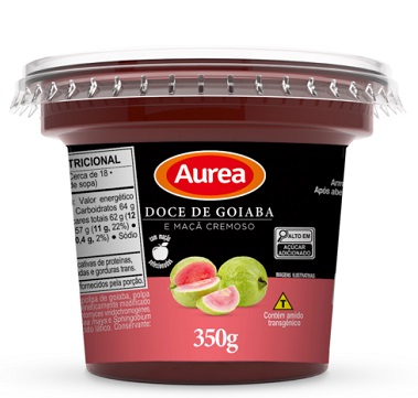 DOCE POTE AUREA 350G GOIABA/MACA