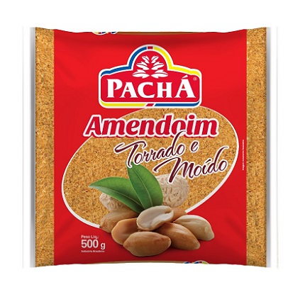 AMENDOIM TORRADO 500G PACHA MOIDO