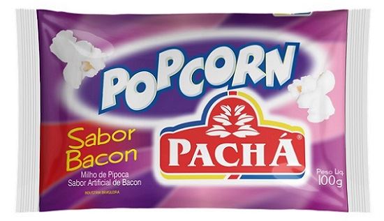 PIPOCA MICROONDAS PACHA 100G BACON 