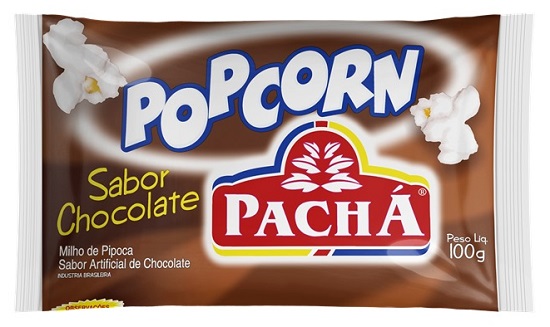 PIPOCA MICROONDAS PACHA 100G CHOCOLATE