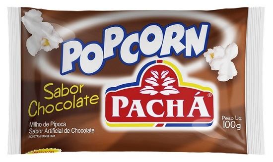 PIPOCA MICROONDAS PACHA 100G CHOCOLATE