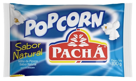 PIPOCA MICRONDAS PACHA 100G NATURAL