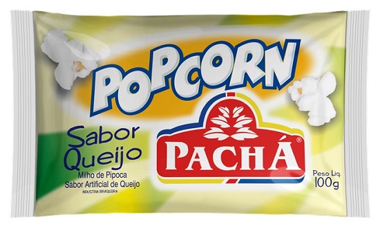 PIPOCA MICROONDAS PACHA 100G QUEIJO