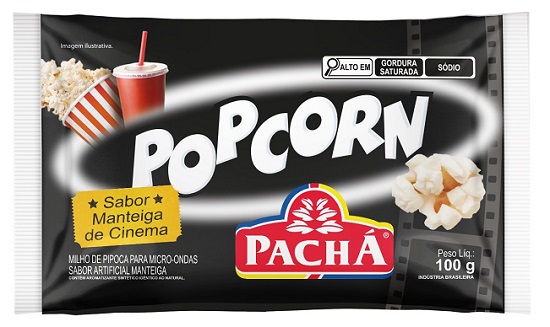 PIPOCA MICROONDAS PACHA 100G MANTEIGA CINEMA