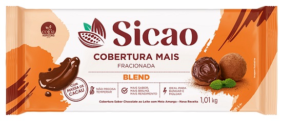 COBERTURA BARRA BLEND MAIS SICAO 1,01KG FR COBERTURA BARRA BLEND MAIS SICAO 1,01KG FR