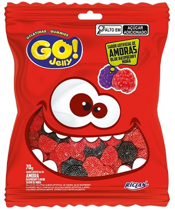 BALA GELATINA AMORA GO JELLY 70G  BALA GELATINA AMORA GO JELLY 70G
