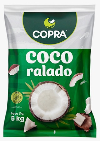 COCO RALADO MEDIO 5KG COPRA PADRAO