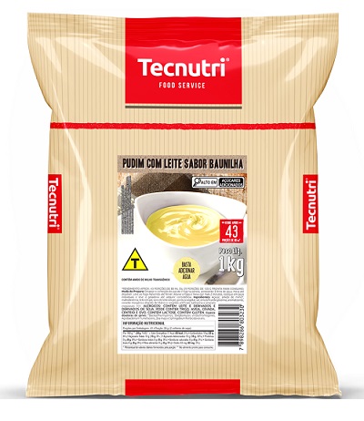 PUDIM TECNUTRI 1KG BAUNILHA