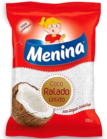 COCO RALADO MENINA 100G UMIDO E ADOCADO