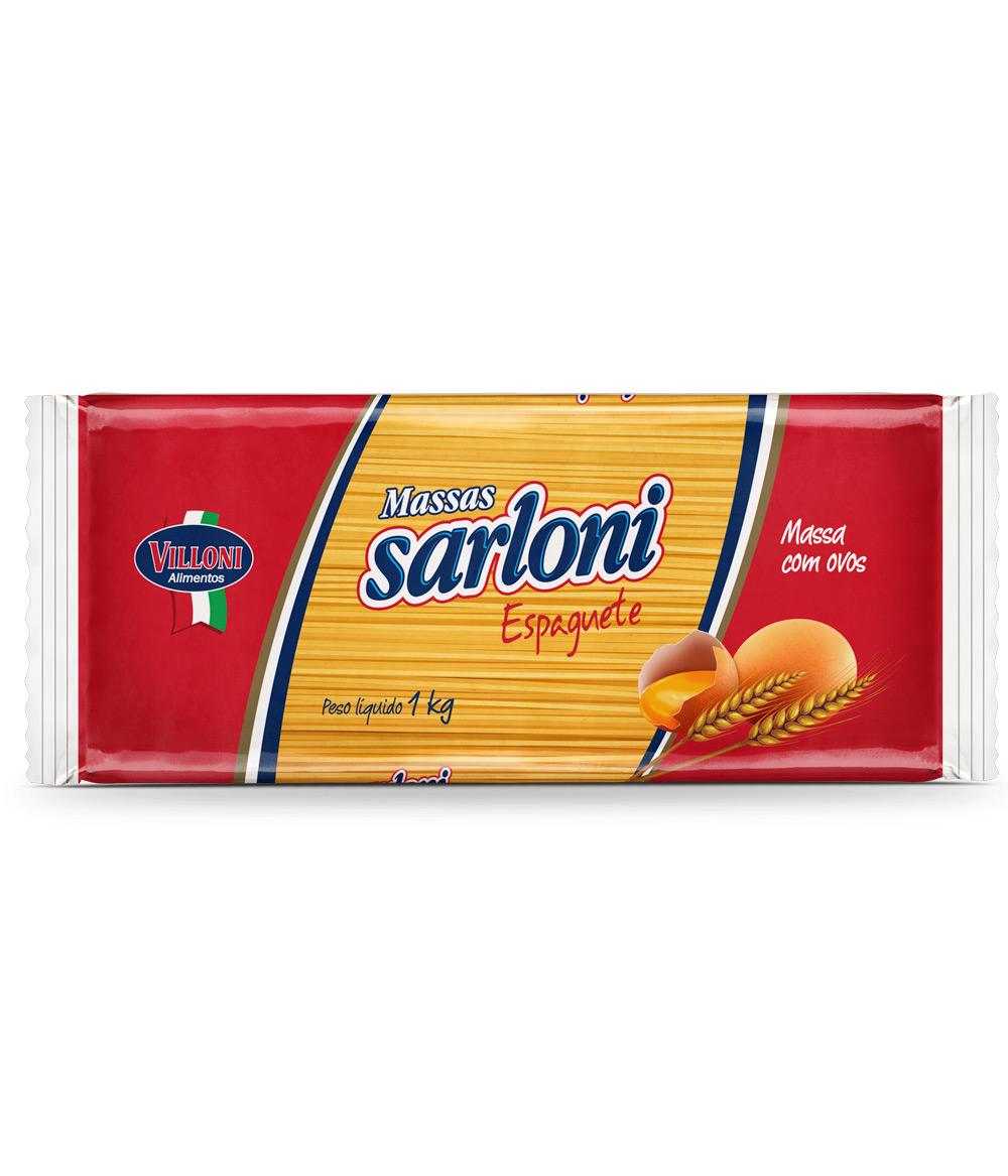 MACARRAO COM OVOS SARLONI 1KG ESPAGUETE MACARRAO COM OVOS SARLONI 1KG ESPAGUETE