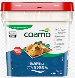 MARGARINA BALDE 14.5KG COAMO 70% M SÓDIO