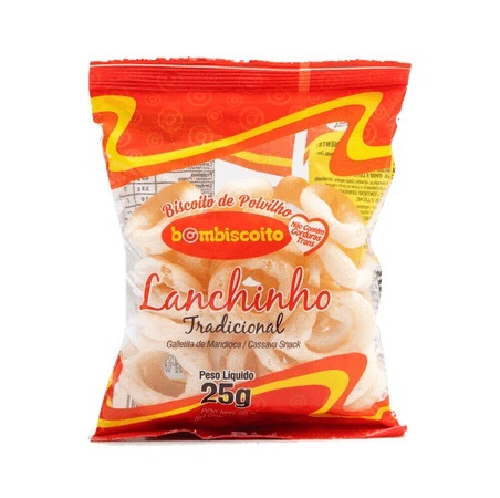 BISCOITO BOMBISCOITO POLVILHO 25G TRADIC