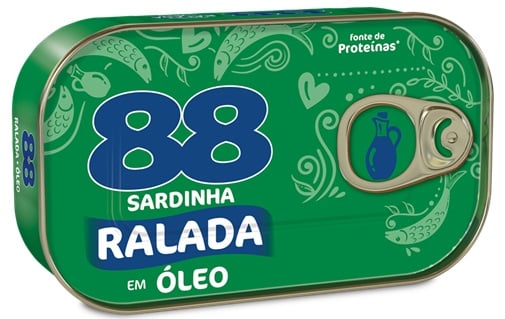 SARDINHA 88 RALADA 125G OLEO