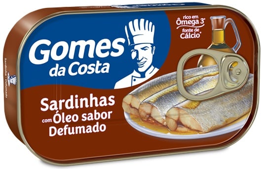 SARDINHA GOMES DA COSTA 125G DEFUMADA