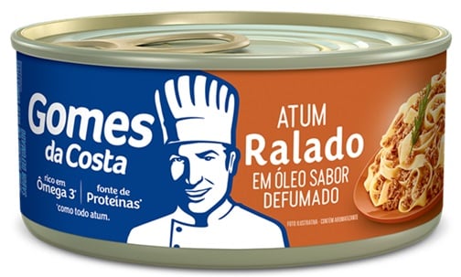 ATUM GOMES DA  COSTA RALADO 170G DEFUMADO 