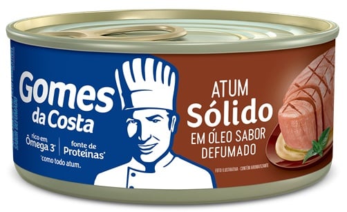 ATUM GOMES DA COSTA SOLIDO 170G DEFUMADO 