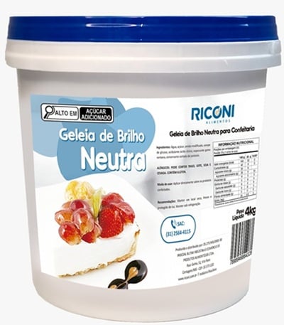 GELEIA DE BRILHO RICONI 4KG NEUTRO