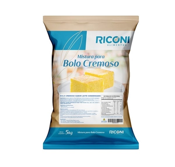 MISTURA BOLO CREMOSO 5KG RICONI LEITE COND