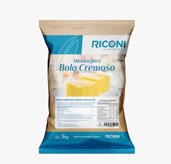 MISTURA BOLO CREMOSO 5KG RICONI CHOCOLATE