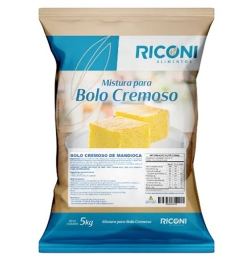 MISTURA BOLO CREMOSO 5KG RICONI MANDIOCA