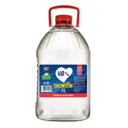 VINAGRE TOSCANO 5L ALCOOL DUPLO V8%