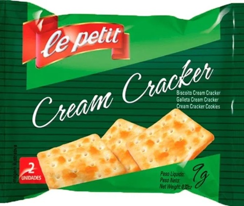 BISCOITO LE PETIT SACHE 9G CREAM CRACKER