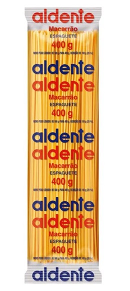 MACARRAO SEMOLA ALDENTE 400G ESPAGUETE MACARRAO SEMOLA ALDENTE 400G ESPAGUETE