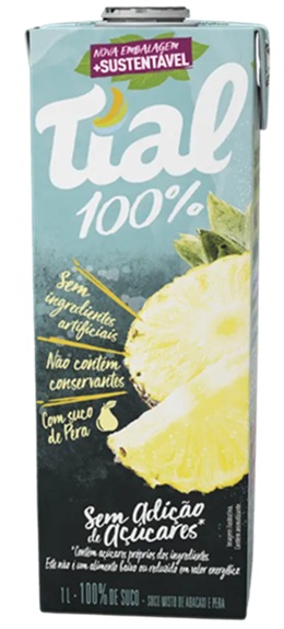 SUCO TP 1L TIAL 100% ABACAXI+PERA