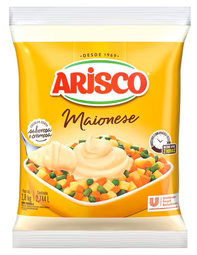 MAIONESE ARISCO BAG 2,8KG