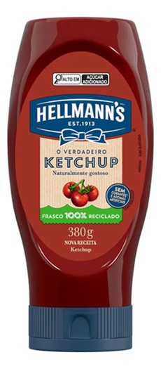 CATCHUP HELLMANNS BISNAGA 380G TRADICIONAL CATCHUP HELLMANNS BISNAGA 380G TRADICIONAL