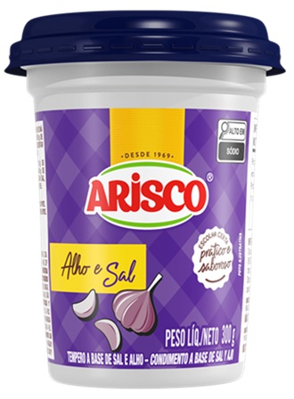 TEMPERO ARISCO  300G ALHO C/SAL