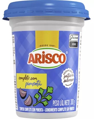 TEMPERO ARISCO  300G COMPLETO SEM PIMENTA