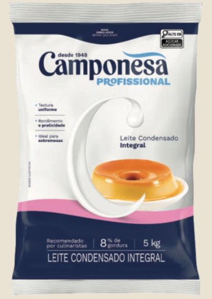 LEITE COND BAG 5,0KG CAMPONESA INTEG 8%G
