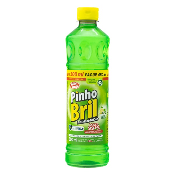 DESINFETANTE PINHO BRIL   500ML FL LIMAO PROMOC