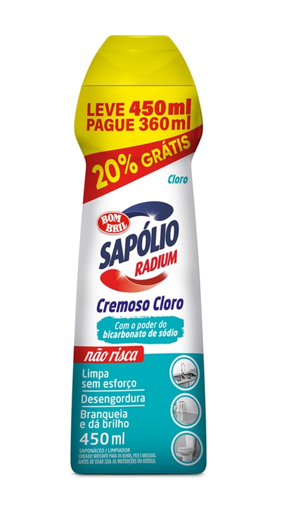 SAPOLIO RADIUM CR 450ML CLORO PROMOC